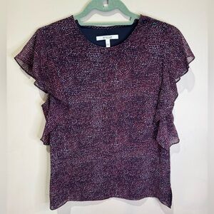 Derek‎ Lam 10 Crosby Ruffled Blouse Sz 6